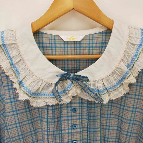 ピンクハウス PINK HOUSE 23SS オリジナルチェックワンピース レディース FREE
