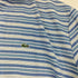 ラコステ LACOSTE ワンポイントロゴ刺繍スキッパー ボーダー半袖ワンピース レディース 38