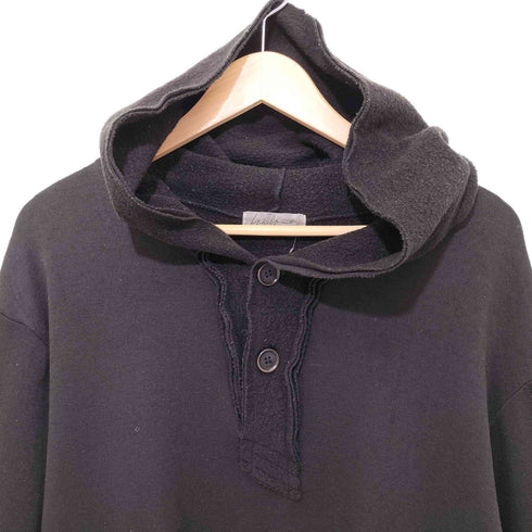 ヨウジヤマモトプールオム Yohji Yamamoto POUR HOMME 2015AW カットオフ インサイドアウト ウール プルオーバーパーカー メンズ JPN:3