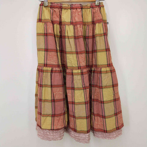 ピンクハウス PINK HOUSE 23AW チェックティアードスカート レディース