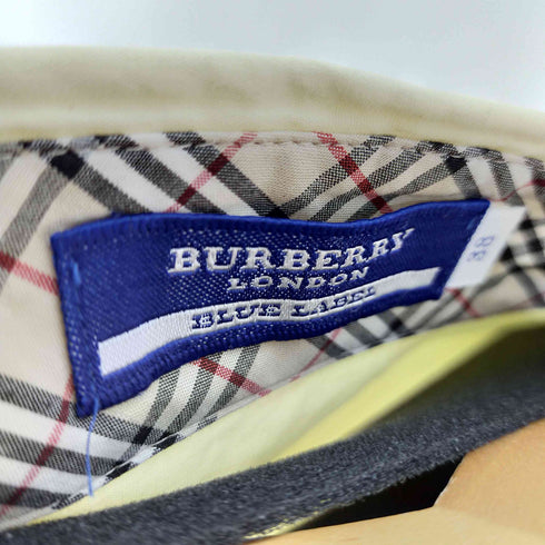 バーバリーブルーレーベル BURBERRY BLUE LABEL ホース刺繍 S/Sバーバリーチェックシャツ レディース DE:38