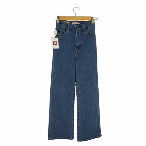 リーバイス Levis 別注RIBCAGE WIDE LEG リブケージ ワイドレッグデニムパンツ レディース US:23