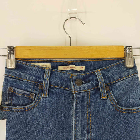 リーバイス Levis 別注RIBCAGE WIDE LEG リブケージ ワイドレッグデニムパンツ レディース US:23