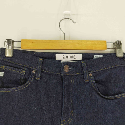 サムシング SOMETHING hiver BODY FIRE 裏起毛 ストレートデニム メンズ US:28-29