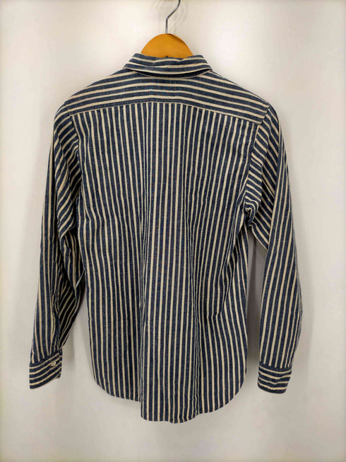 フィグベルメーカーズアンドコー PHIGVEL MAKERS & Co. コットン ストライプ L/S シャツ メンズ 14 1/2