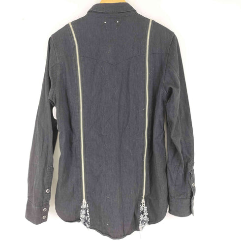 マインデニム MINEDENIM Bandana Zip Denim SH メンズ