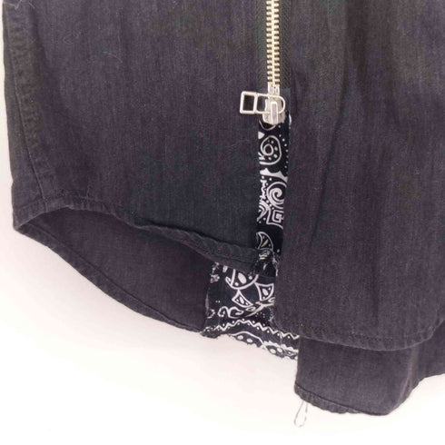 マインデニム MINEDENIM Bandana Zip Denim SH メンズ