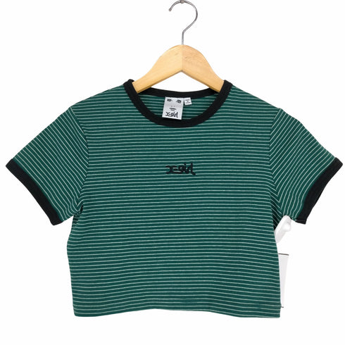 エックスガール X-girl 23SS MILLS LOGO S/S CROPPED TOP レディース JPN:M