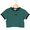 エックスガール X-girl 23SS MILLS LOGO S/S CROPPED TOP レディース JPN:M