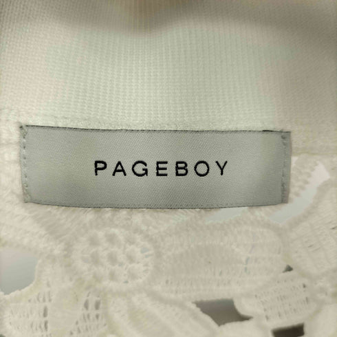 ページボーイ PAGE BOY レースエリツキカーディガン レディース FREE