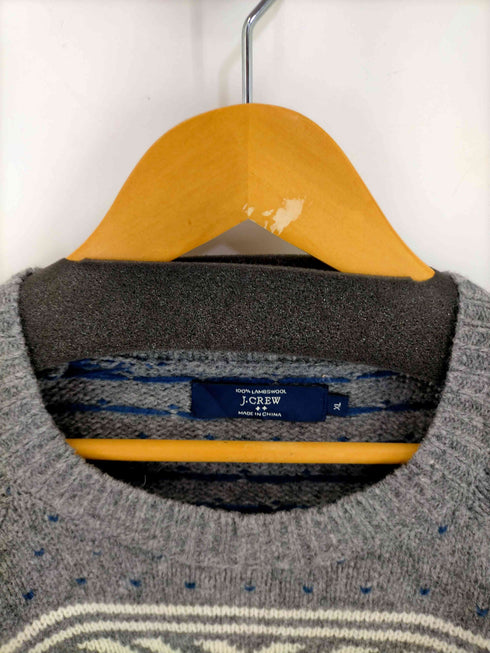 ジェイクルー J.CREW ウールノルディック柄ニット メンズ JPN:XL