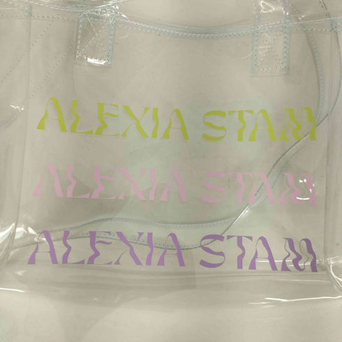 アリシアスタン ALEXIA STAM ロゴ クリアバッグ レディース