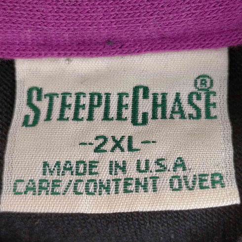 STEEPLECHASE 90s USA製 ポロシャツ メンズ 2XL