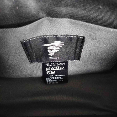ディスコード ヨウジヤマモト discord Yohji Yamamoto 24SS Zipper Tote mini メンズ