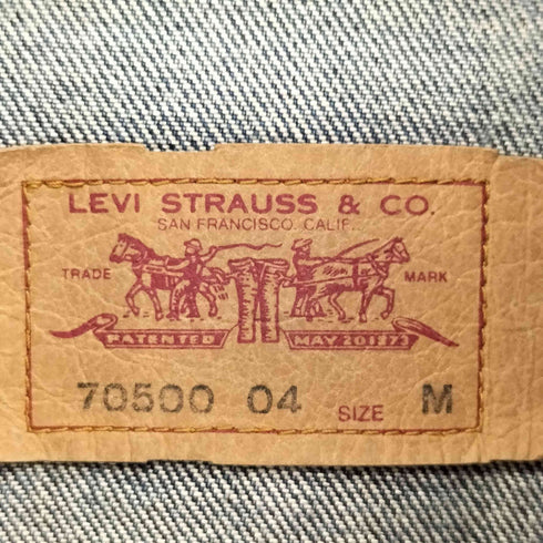 リーバイス LEVI STRAUSS&CO 90s 復刻 70500 デニム ジャケット メンズ import:M