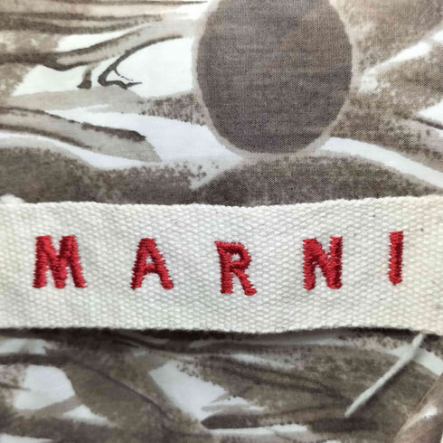 マルニ MARNI 総柄 コットン S/S シャツ メンズ EUR:44