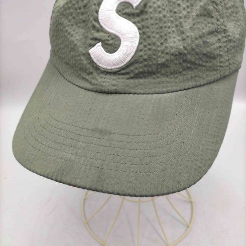 シュプリーム Supreme 24SS Seersucker S Logo 6-Panel シアサッカーSロゴ6パネル メンズ