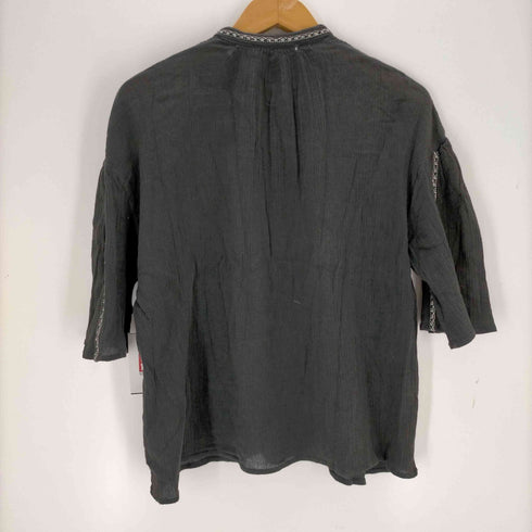 ソレイアード SOULEIADO EMBROIDERY ボリュームスリーブブラウス レディース JPN:36
