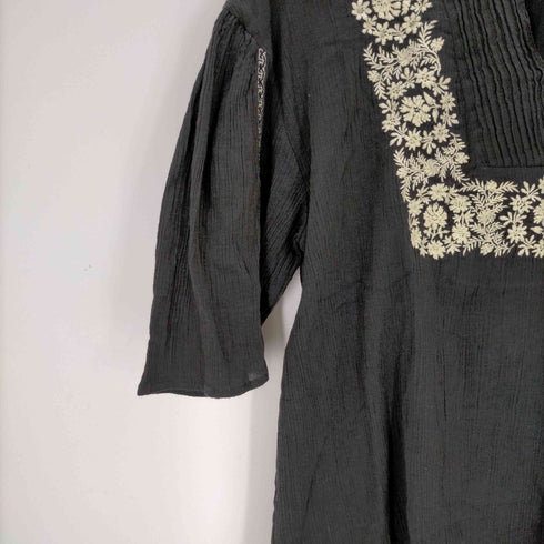 ソレイアード SOULEIADO EMBROIDERY ボリュームスリーブブラウス レディース JPN:36