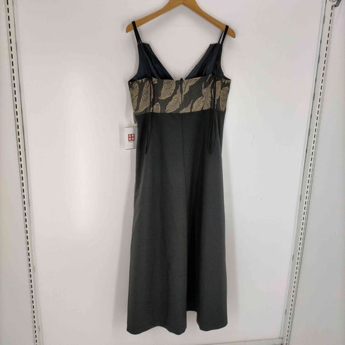 エジック Ezick Leaf Jacquard コードキャミドレス レディース FREE