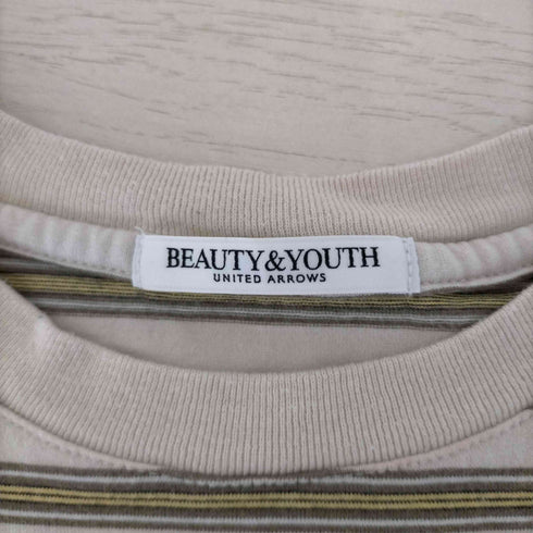 ビューティーアンドユースユナイテッドアローズ BEAUTY & YOUTH UNITED ARROWS コットン マルチボーダー ロングスリーブ Tシャツ レディース FREE