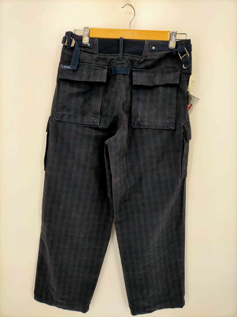 ディーアンドジードルチェアンドガッバーナ D&G DOLCE&GABBANA 00S Y2K シャドーストライプカーゴパンツ メンズ 44