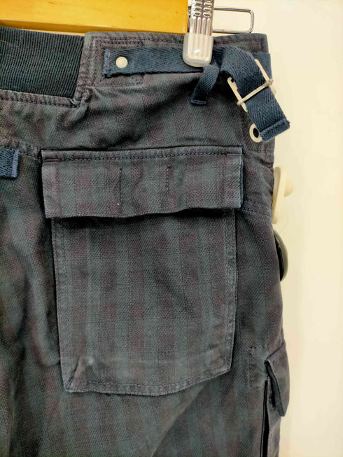 ディーアンドジードルチェアンドガッバーナ D&G DOLCE&GABBANA 00S Y2K シャドーストライプカーゴパンツ メンズ 44