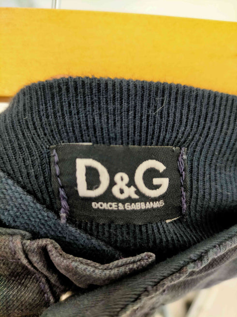 ディーアンドジードルチェアンドガッバーナ D&G DOLCE&GABBANA 00S Y2K シャドーストライプカーゴパンツ メンズ 44