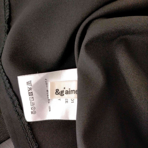アンジェム &g'aime シアーパイピングワンピース レディース FREE