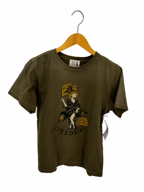 オールドクロウ OLD CROW U.S.A. FABRIC SPEEDWAY ヴィンテージ加工Tシャツ メンズ JPN:S