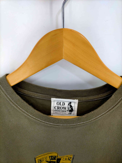 オールドクロウ OLD CROW U.S.A. FABRIC SPEEDWAY ヴィンテージ加工Tシャツ メンズ JPN:S