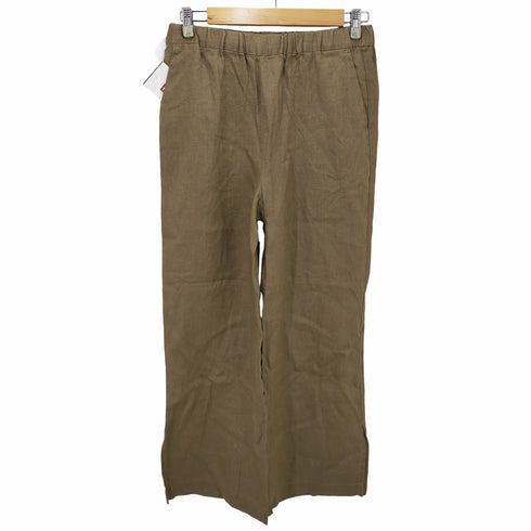ジャーナルスタンダードレリューム JOURNAL STANDARD relume 24SS 麻スリットイージーパンツ レディース 38