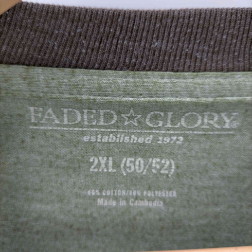 フェイデッドグローリー FADED GLORY オーバーサイズリンガーTシャツ メンズ 2XL