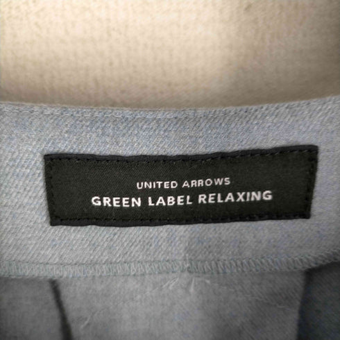 ユナイテッドアローズグリーンレーベルリラクシング UNITED ARROWS green label relaxing TR サキソニー Vネック ブラウス レディース
