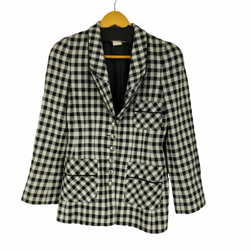 ソニアリキエル SONIA RYKIEL チェック ジャケット レディース 36