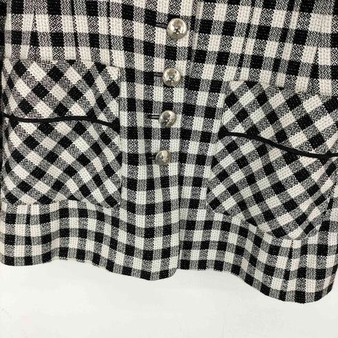 ソニアリキエル SONIA RYKIEL チェック ジャケット レディース 36