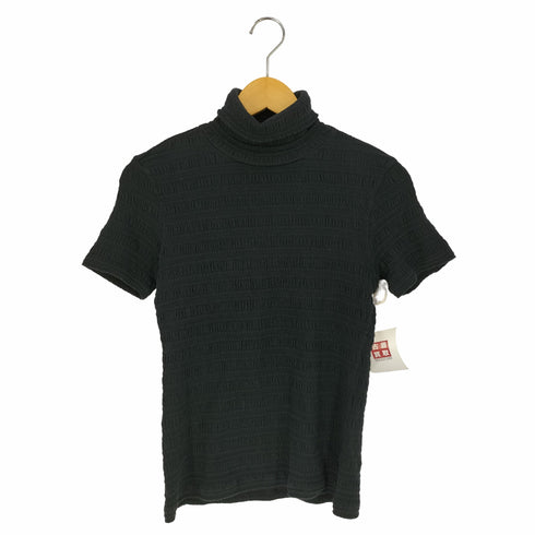 プランテーション Plantation シワ加工 タートルネックTシャツ レディース JPN:M