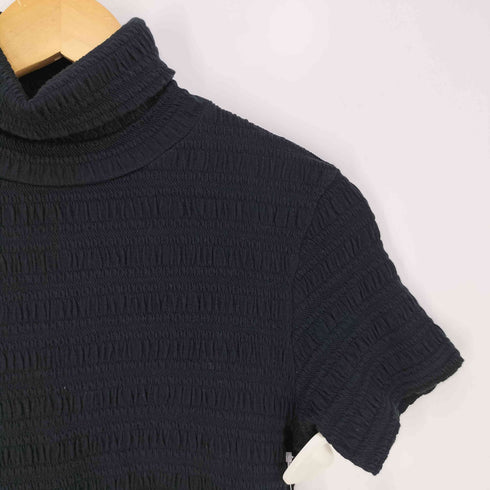 プランテーション Plantation シワ加工 タートルネックTシャツ レディース JPN:M