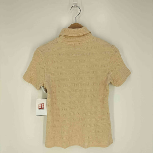 プランテーション Plantation シワ加工 タートルネックTシャツ レディース JPN:M