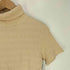 プランテーション Plantation シワ加工 タートルネックTシャツ レディース JPN:M