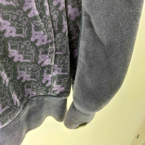 カッパ Kappa ベロアブルゾン 総柄 モノグラム メンズ JPN:XL