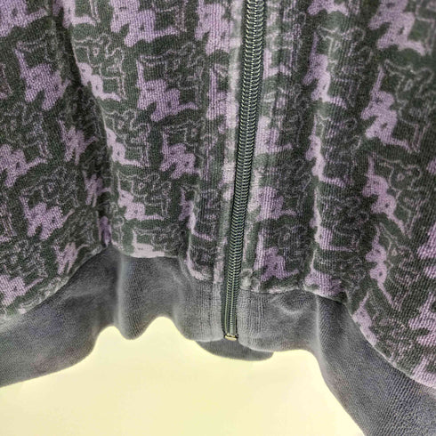 カッパ Kappa ベロアブルゾン 総柄 モノグラム メンズ JPN:XL
