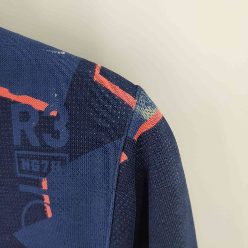 リーボック Reebok ワンシリーズ ムービングハイブリッド グラフィックスウェットフルジップフーディ ジップアップパーカー レディース JPN:L