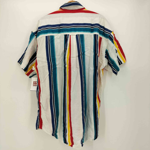チャップスラルフローレン CHAPS RALPH LAUREN マルチカラー ボーダー BD S/S シャツ メンズ import:L