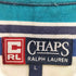 チャップスラルフローレン CHAPS RALPH LAUREN マルチカラー ボーダー BD S/S シャツ メンズ import:L