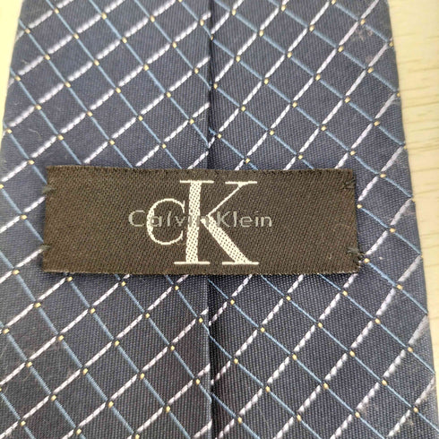 シーケーカルバンクライン ck Calvin Klein 総柄 シルクネクタイ メンズ