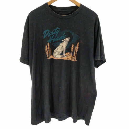 アニマルプリント クルーネックtシャツ メンズ