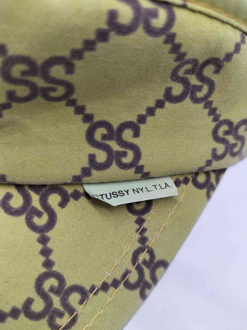ステューシー Stussy SS モノグラム 総柄 サンバイザー Y2K メンズ