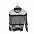 ランズエンド LANDS END スーピマコットンボーダーカーディガン レディース JPN:M