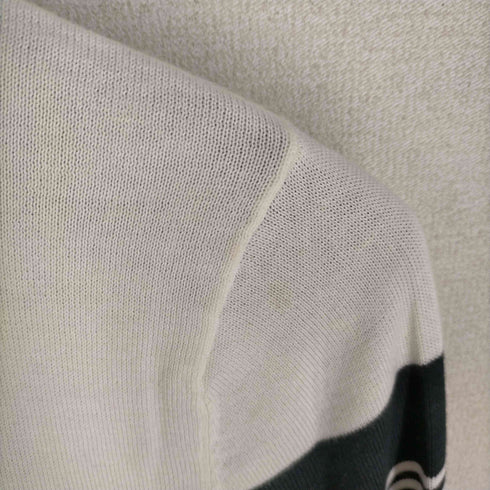 ランズエンド LANDS END スーピマコットンボーダーカーディガン レディース JPN:M